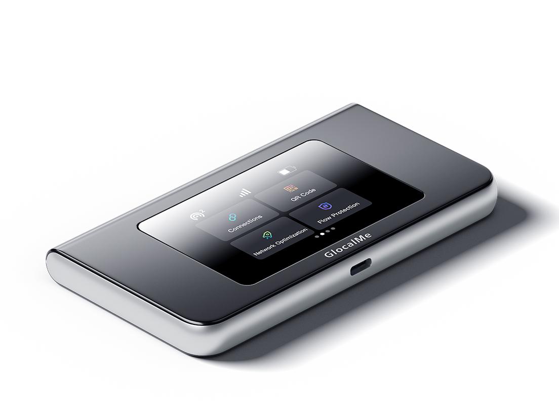  GlocalMe G4 Pro 4G LTE Mobile Hotspot, 5” Touch Screen