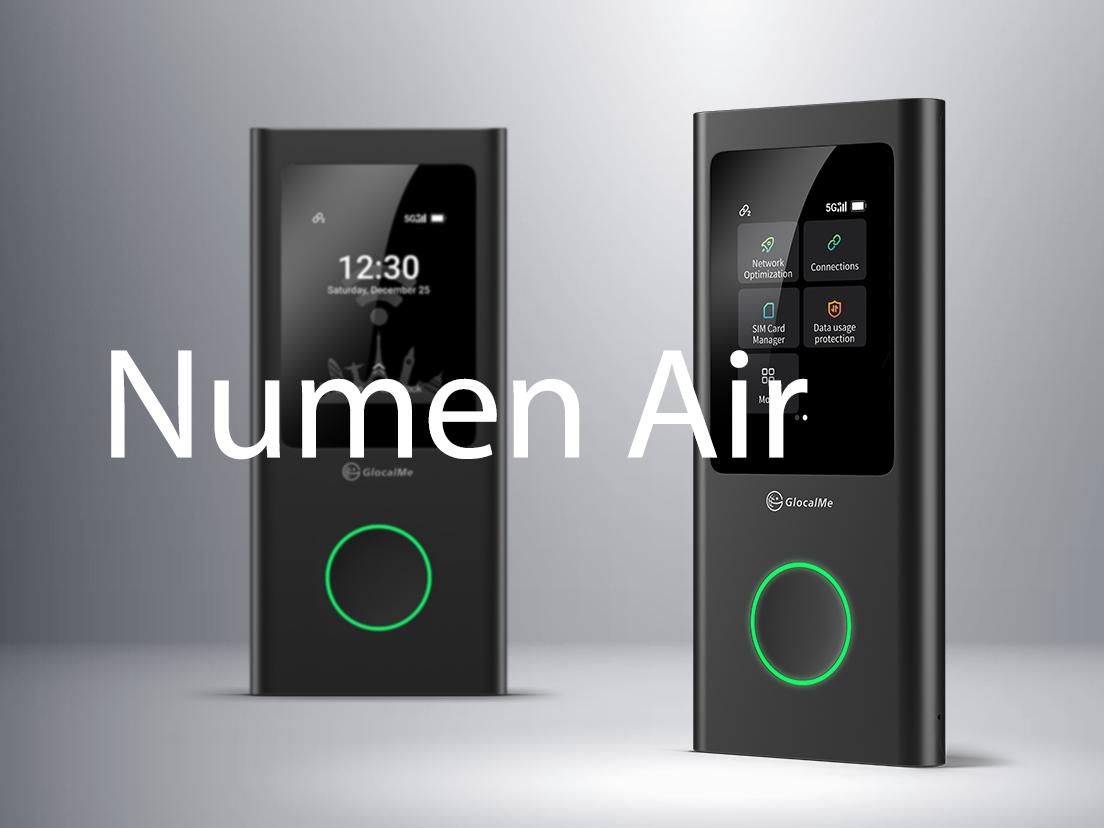 Numen Air-The best global 5g mobile hotspot device with touch